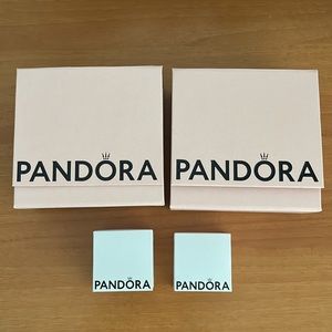 Authentic new Pandora empty gift boxes.